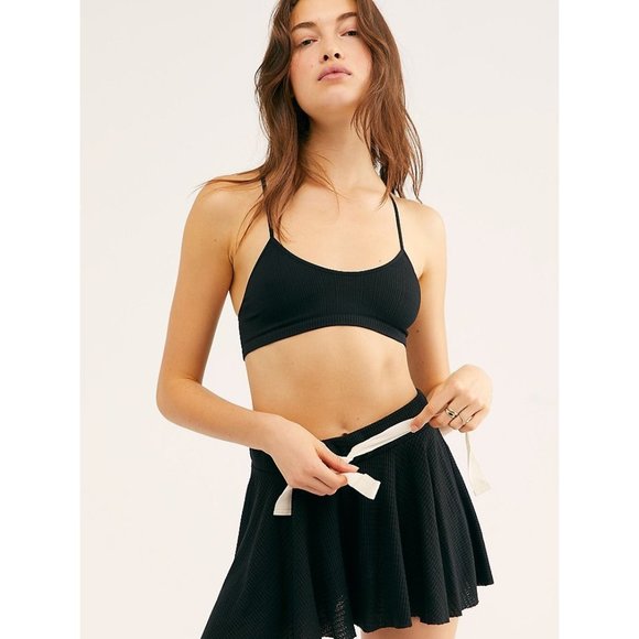 NWT Free People One Of The Girls Shortie / Black - Picture 2 of 4